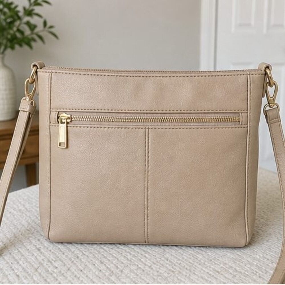 Slate Woven Crossbody Bag
